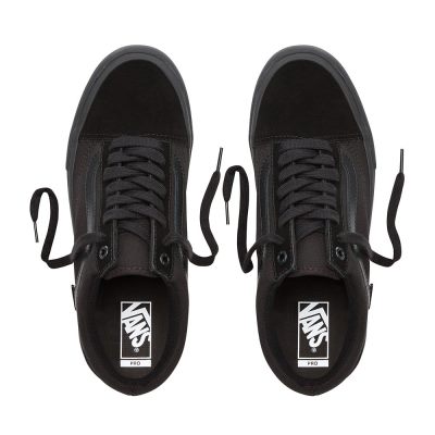 Vans Old Skool Pro - Kadın Kaykay Ayakkabısı (Siyah)